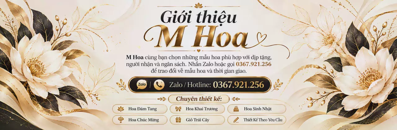 Ảnh bìa Shop hoa tươi Xã Tuy An Bắc Đắk Lắk - Hoa gửi trao, tình ở lại